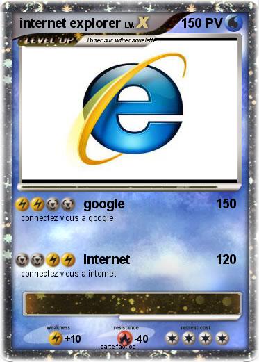 Pokemon internet explorer