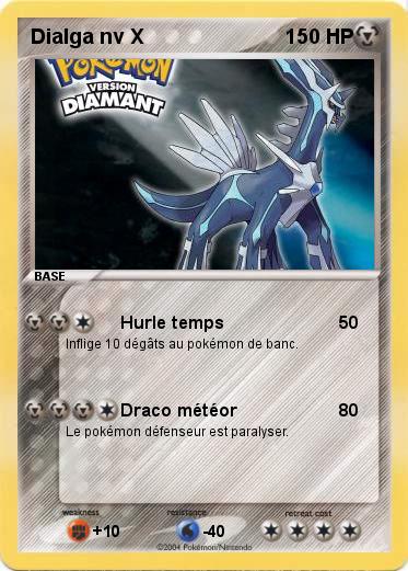 Pokemon Dialga nv X