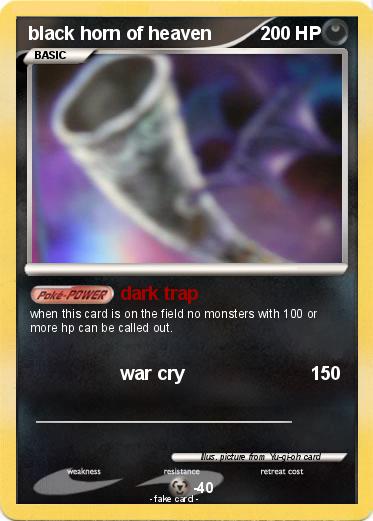 Pokemon black horn of heaven