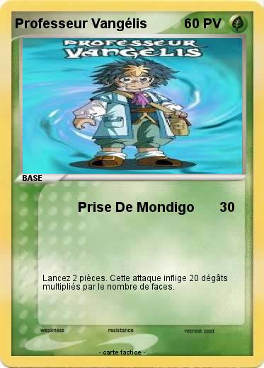Pokemon Professeur Vangélis