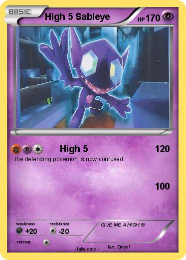 Pokemon High 5 Sableye