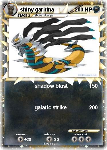 Pokemon shiny garitina