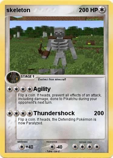 Pokemon skeleton