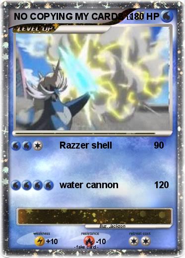 Pokemon NO COPYING MY CARDS