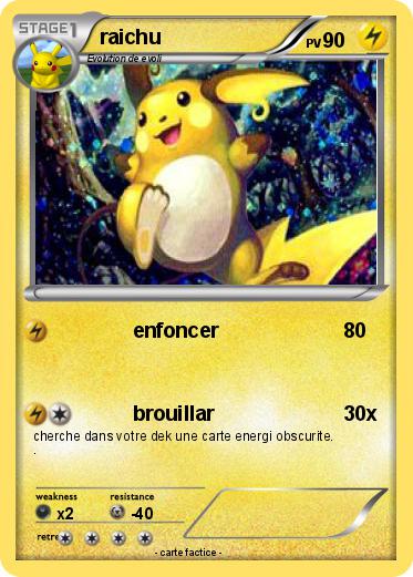 Pokemon raichu