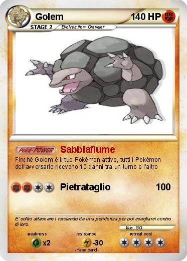 Pokemon Golem