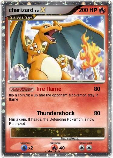 Pokemon charizard
