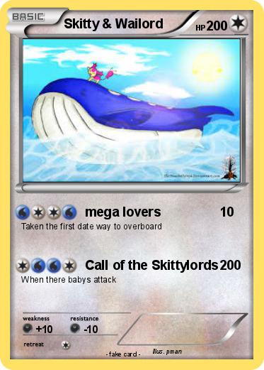 Pokemon Skitty & Wailord