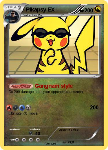 Pokemon Pikapsy EX