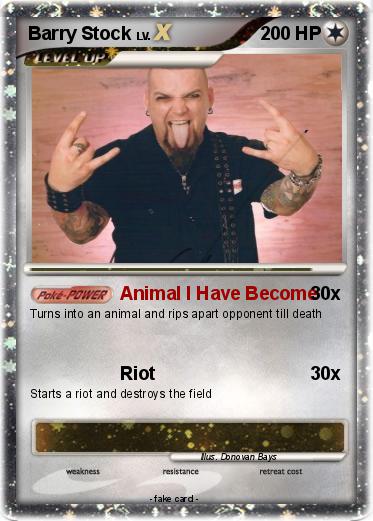 Pokemon Barry Stock