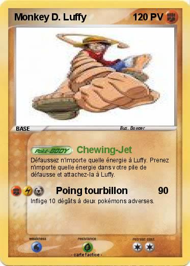 Pokemon Monkey D. Luffy