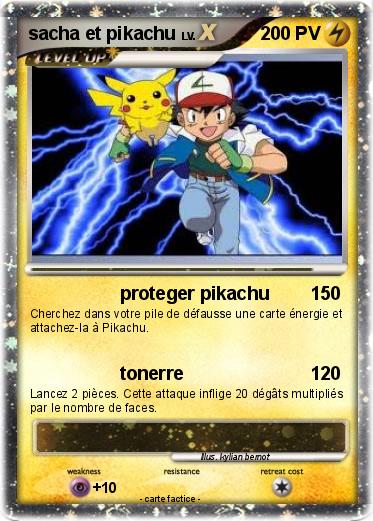 Pokemon sacha et pikachu