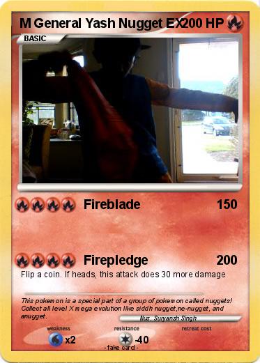 Pokemon M General Yash Nugget EX