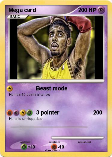 Pokemon Mega card
