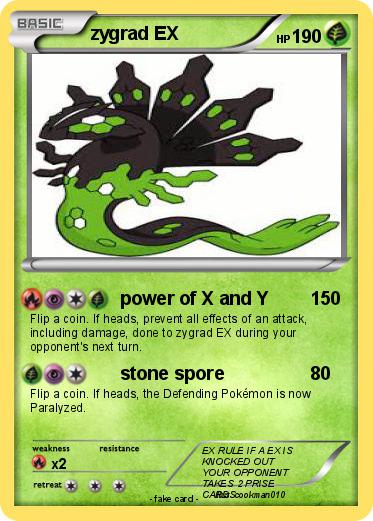 Pokemon zygrad EX