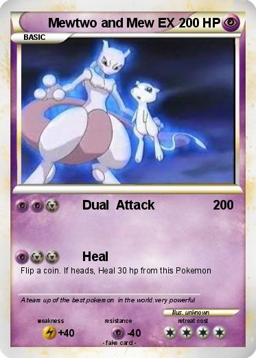 Pokemon Mewtwo and Mew EX