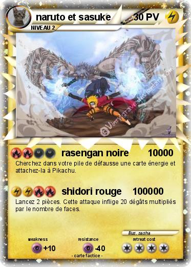 Pokemon naruto et sasuke