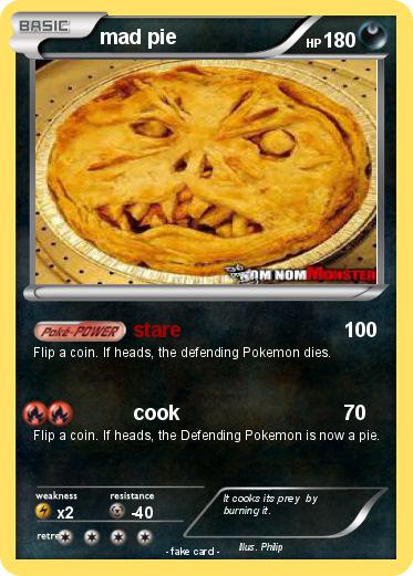 Pokemon mad pie
