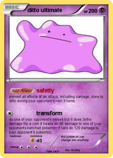 Pokemon ditto ultimate