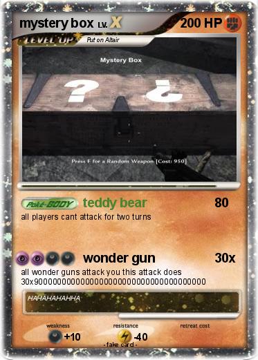 Pokemon mystery box