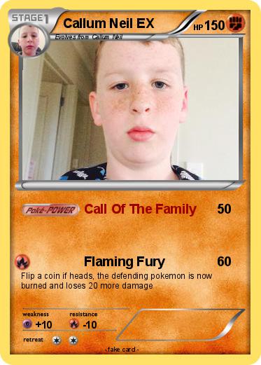 Pokemon Callum Neil EX