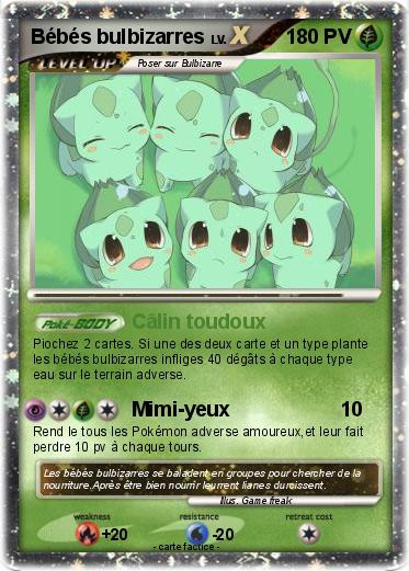 Pokemon Bébés bulbizarres