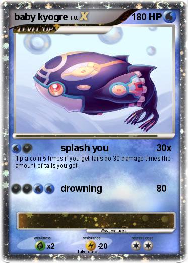Pokemon baby kyogre
