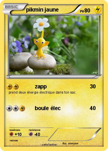 Pokemon pikmin jaune