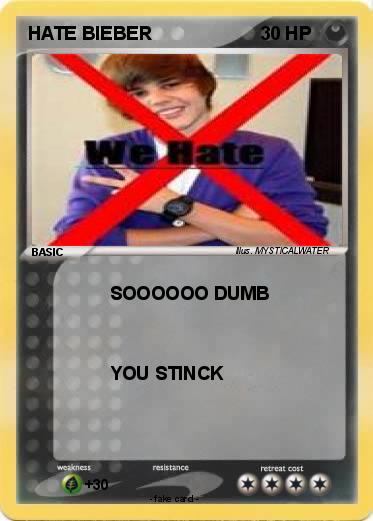 Pokemon HATE BIEBER