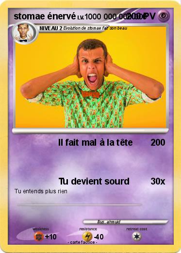 Pokemon stomae énervé