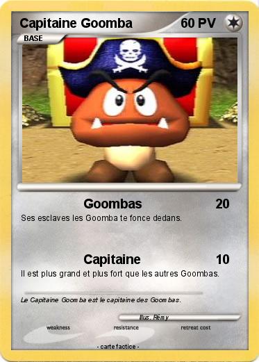 Pokemon Capitaine Goomba