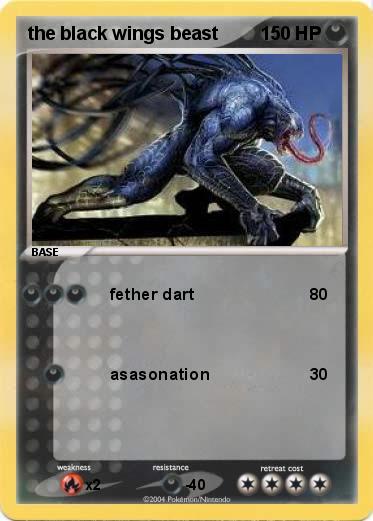 Pokemon the black wings beast