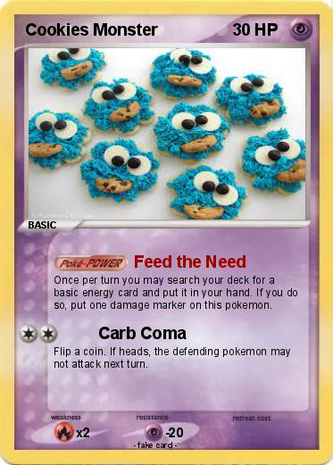Pokemon Cookies Monster