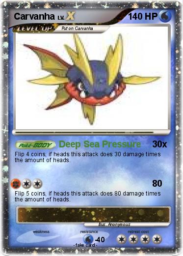 Pokemon Carvanha