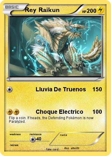 Pokemon Rey Raikun
