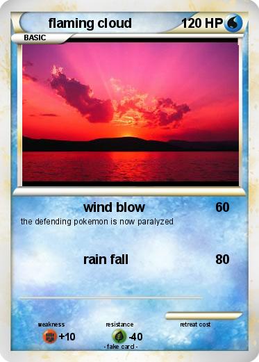 Pokemon flaming cloud