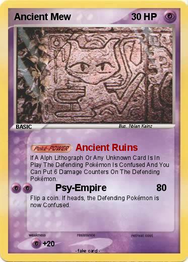 Pokemon Ancient Mew