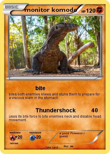 Pokemon monitor komodo