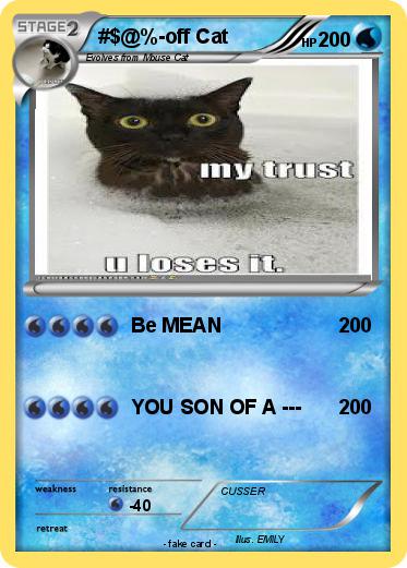 Pokemon #$@%-off Cat