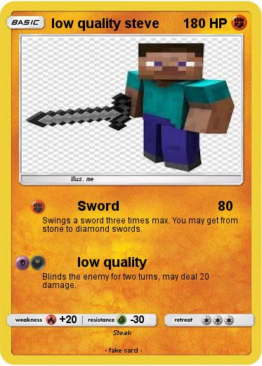 Pokemon low quality steve