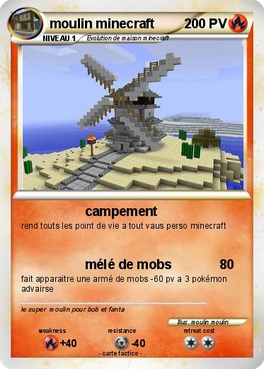 Pokemon moulin minecraft