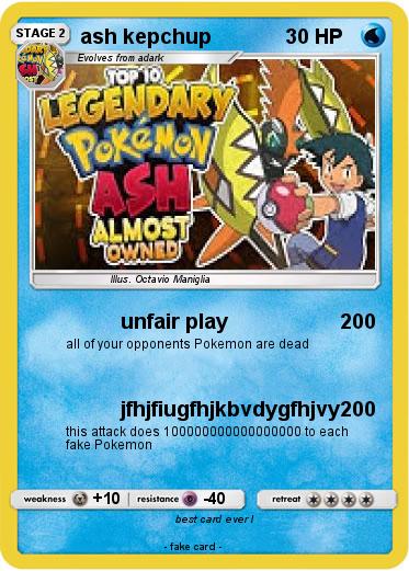 Pokemon ash kepchup