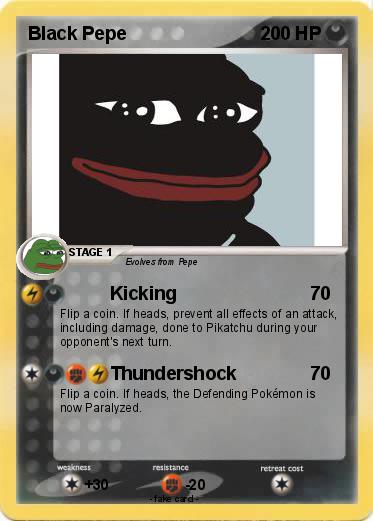 Pokemon Black Pepe