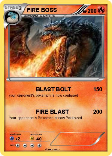 Pokemon FIRE BOSS