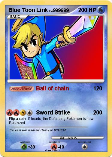 Pokemon Blue Toon Link