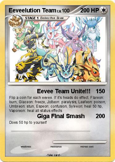 Pokemon Eeveelution Team
