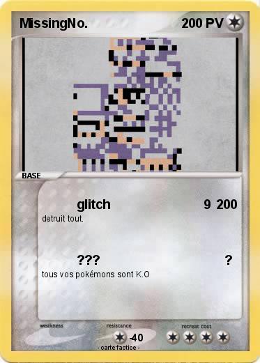 Pokemon MissingNo.