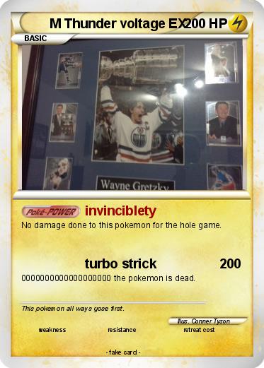 Pokemon M Thunder voltage EX