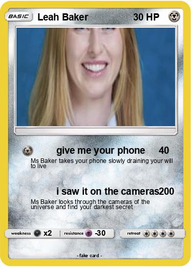 Pokemon Leah Baker