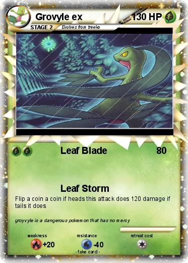 Pokemon Grovyle ex